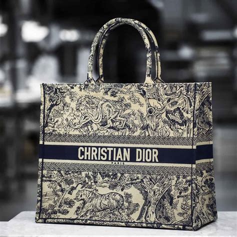 dior book tote authentication